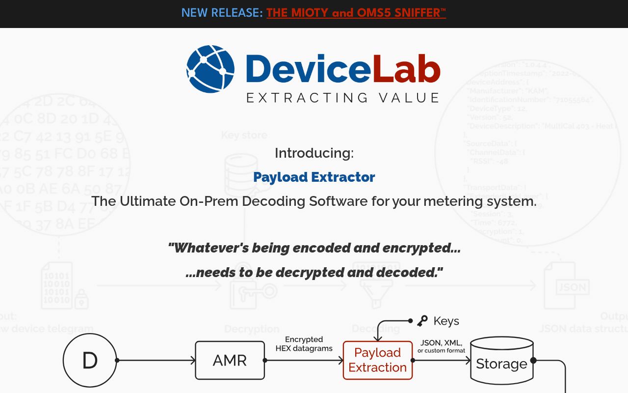 DeviceLab: software to decrypt and decode wM-bus and OMS meter data. (copy)